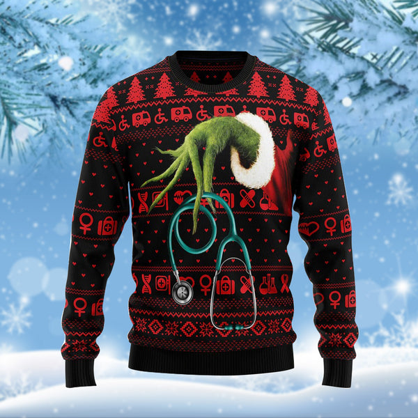 Nurse Funny Ugly Christmas Sweater For Men & Women Adult - Christmas Gifts