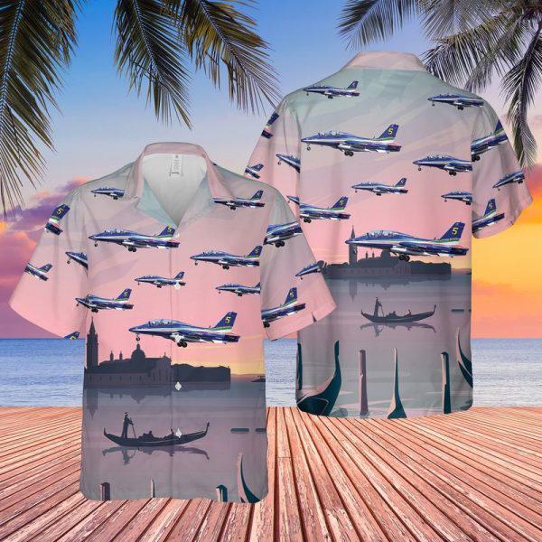Aermacchi MB-339 Italian Air Force Cool Design - Aloha Hawaiian Shirts For Men