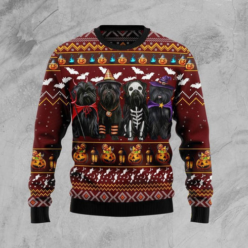 Halloween Affenpinscher for Dog Lover Ugly Christmas Sweater For Men & Women Adult - Christmas Gifts