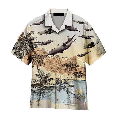 US Air Force Hawaiian Shirt - Cool Design - Aloha Hawaiian Shirts For Men - Veteran's Day
