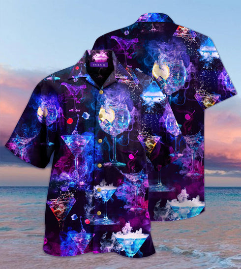 Amazing Cocktail Cool Design - Aloha Hawaiian Shirts For Men & For Women Couples - HAW1112