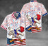 4th Of July Memorial Day Chicken and Flag - Aloha Hawaiian Shirts For Men & For Women Couples - HAW1347