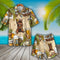 Beer Camping Bear Cool Design Hawaiian Shirt For Men - HS1020