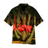 Flamingo Coconut Tropical Hawaiian Shirt - Cool Design - Summer Wears