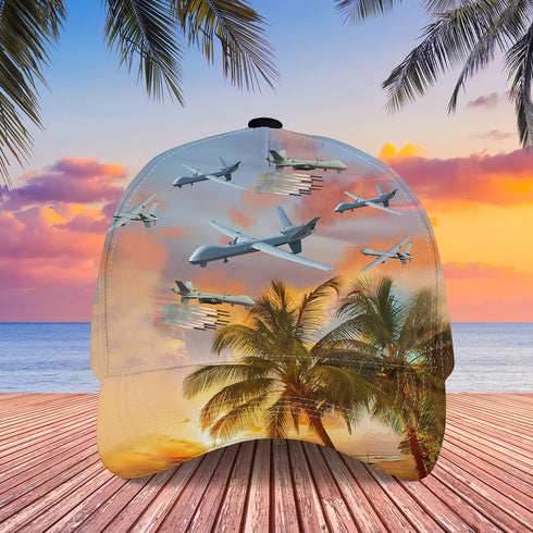 Beautiful Airplane Cool Design Baseball Custom All Over Print Cap 3D Print  Cap C1004