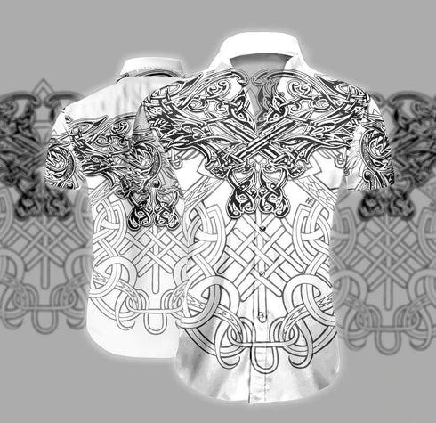 Celtic Dragon Tattoo Aloha Cool Design - Aloha Hawaiian Shirts For Men & For Women Couples - HAW1090