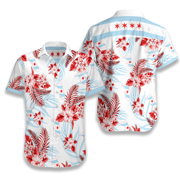Chicago Proud Cool Design - Aloha Hawaiian Shirts For Men & For Women Couples - HAW1042