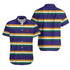 Crawfish Purple Ground Stripe Mardi Gras Rugby - Aloha Hawaiian Shirts For Men & For Women Couples