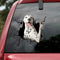 Dog Lover Funny Dalmatian Cracked Car Decal Sticker - Waterproof - PVC Vinyl - S1035