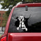 Dog Lover Dalmatian Dog Cracked Car Decal Sticker - Waterproof - PVC Vinyl - S1028
