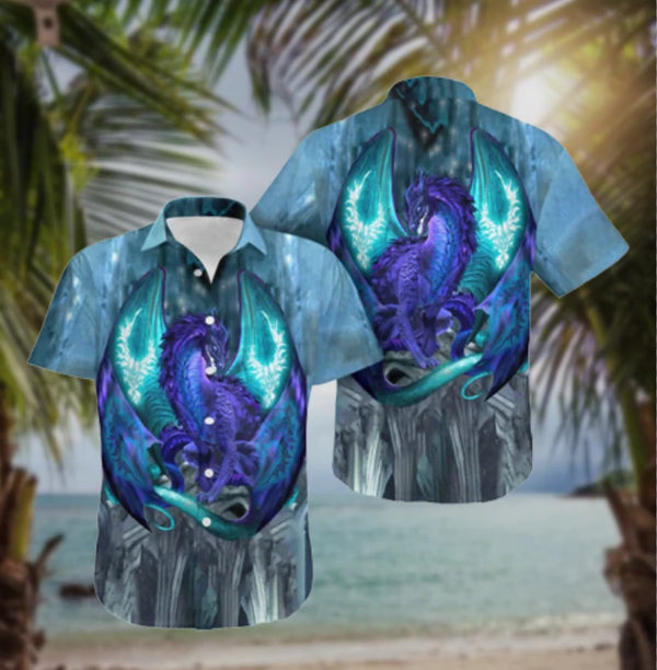 Dragon Lover Aloha Cool Design - Aloha Hawaiian Shirts For Men & For Women Couples - HAW1081