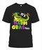 Funny Alligator Mardi Gras Unisex T-shirt For Men & For Women R1148