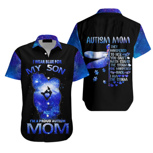 Autism Awareness Gifts for Mom Hawaiian Shirt - Hawaiian Shirts For Women - Mother's Day