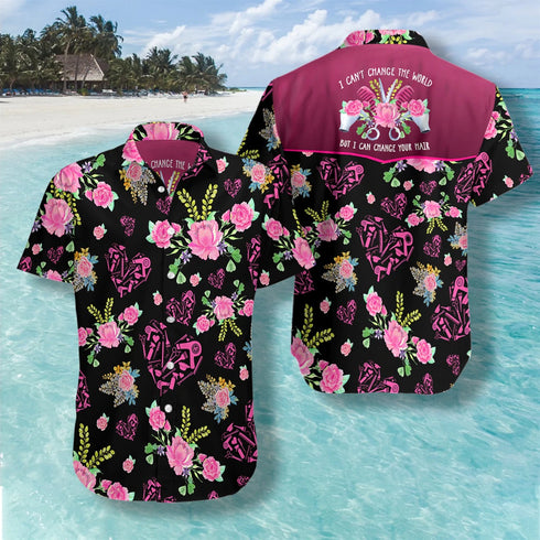 Funny Hair Stylist Cool Design - Aloha Hawaiian Shirts For Men & For Women Couples - HAW1058
