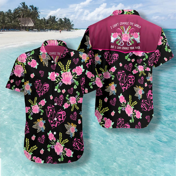 Funny Hair Stylist Cool Design - Aloha Hawaiian Shirts For Men & For Women Couples - HAW1058