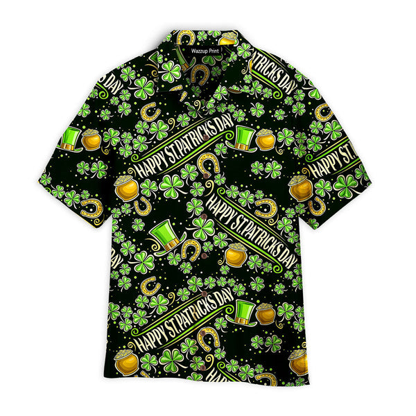 Irish St. Patrick's Day Funny Pattern Aloha Hawaiian Shirts For Men & For Women - HAW1542