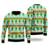 Happy St. Patrick's Day Funny Leprechauns Pattern - Ugly Christmas Sweater For Men & Women Adult - St. Patrick's Day Gifts