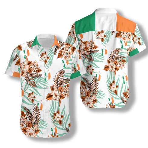 Happy St. Patrick's Day Ireland Proud Cool Design - Aloha Hawaiian Shirts For Men & For Women Couples - HAW1020