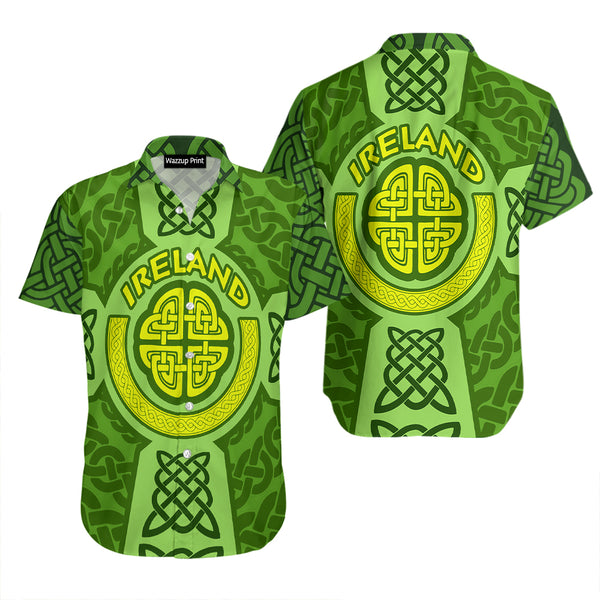 Ireland In My Heart Happy St. Patrick's Day Aloha Hawaiian Shirts For Men & For Women - HAW1547