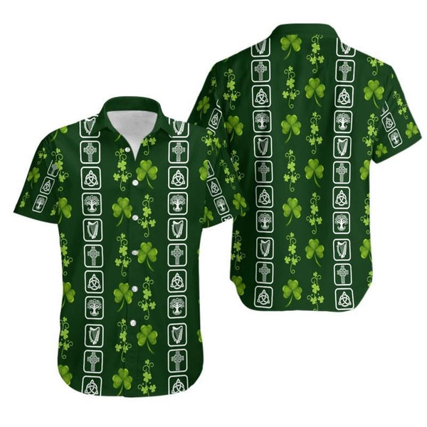 Happy St.Patrick's Day Cool Design - Aloha Hawaiian Shirts For Men & For Women Couples - HAW1008