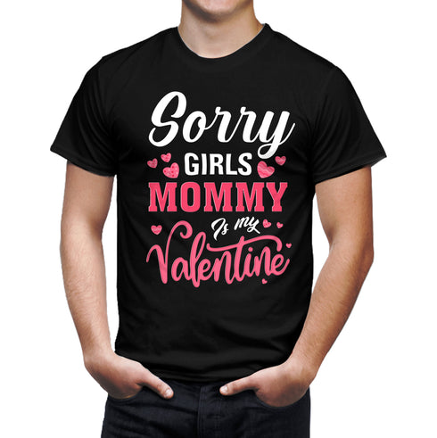 Kids Mom Is My Valentine Unisex T-shirt For Men & For Women Valentine's Gift
