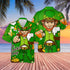 Leprechaun St. Patrick's Day Aloha Hawaiian Shirt - Cool Hawaiian Shirts For Men & For Women - Gifts for Paddy's Day