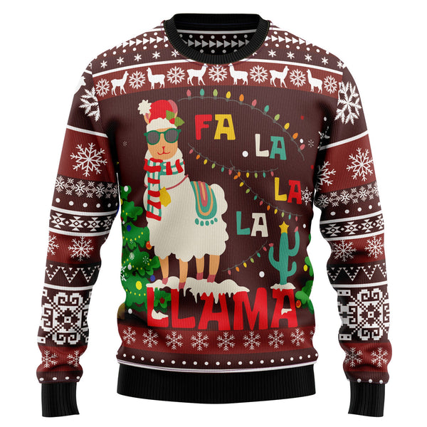 Llama Falalala Funny Christmas Ugly Christmas Sweater Gift For Men & Women