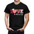 Love Heart Stethoscope Nurse Life Unisex T-shirt For Men & For Women Valentine's Gift