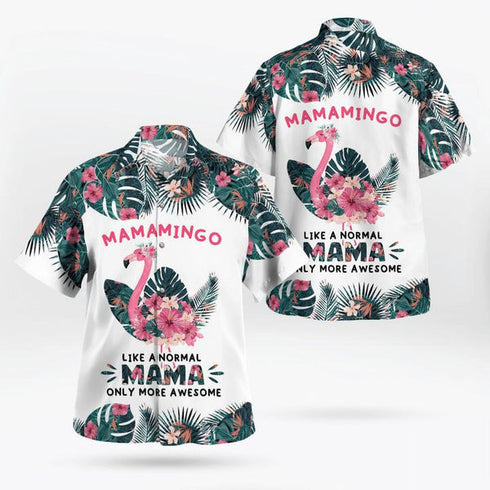 Mother Day Mamamingo Best Hawaiian Shirt - Cool Design - Aloha Hawaiian Shirts For Women - Mother's Day Gifts