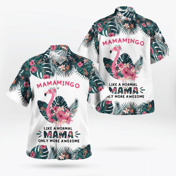 Mother Day Mamamingo Best Hawaiian Shirt - Cool Design - Aloha Hawaiian Shirts For Women - Mother's Day Gifts