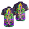 Mardi Gras Fleur De Lis Cool Design - Aloha Hawaiian Shirts For Men & For Women Couples