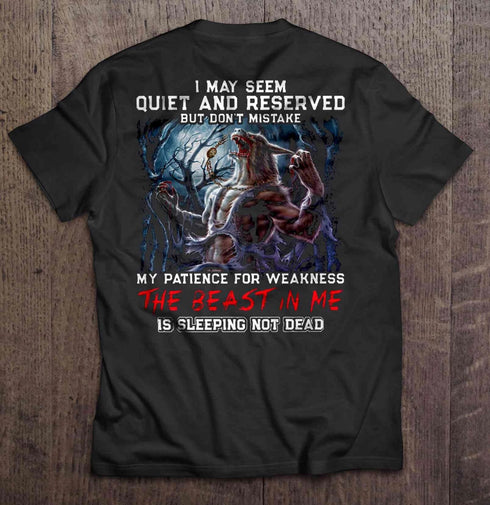 Halloween Skull I May Seem Quiet And Reserved Unisex T-Shirt R1142