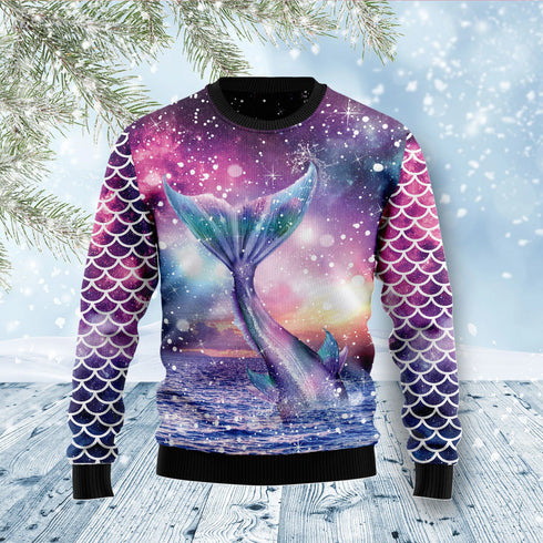 Mermaid Soul Funny Ugly Christmas Sweater For Men & Women Adult - Christmas Gifts