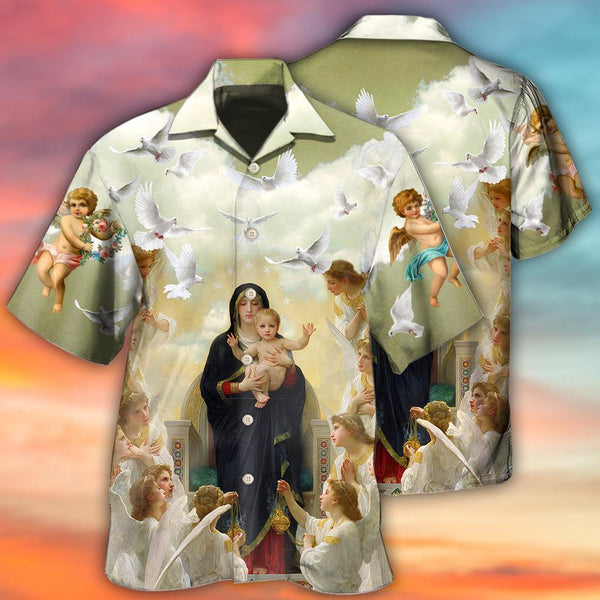 Mother Day Dove Peace Life Best Hawaiian Shirt - Cool Design - Aloha Hawaiian Shirts For Women For Men