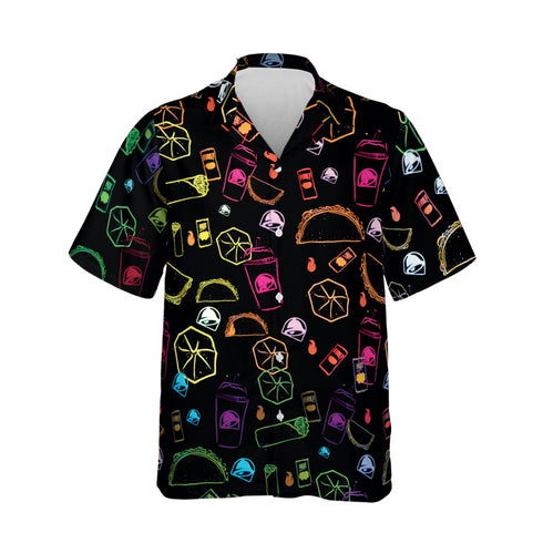 Neon Tacos Colorful Hawaiian Shirt - Cool Hawaiian Shirts For Men & For Women