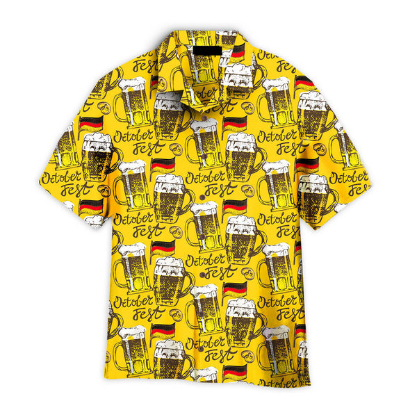 Oktoberfest Beer - Cool Hawaiian Shirts For Men Beachwear - Happy Beer Day