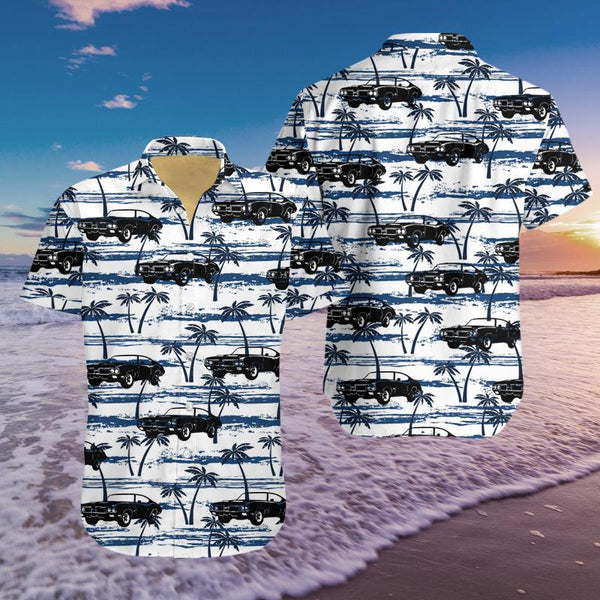 Olds 442 Car Cool Design - Aloha Hawaiian Shirts For Men & For Women Couples - HAW1140