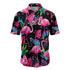 Flamingo Leaf Summer Aloha Hawaiian Shirts For Men & For Women - HAW1530
