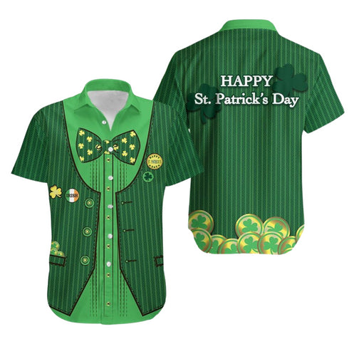 Proud Irish And Happy St. Patrick's Day - Aloha Hawaiian Shirts For Men & For Women Couples - St. Patrick's Day Gifts