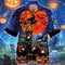 Halloween Night Rottweiler for Dog Lovers - Aloha Hawaiian Shirts For Men & For Women Couples - HAW1440