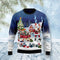 Siberian Husky Santa Sled Funny Ugly Christmas Sweater For Men & Women Adult - Christmas Gifts