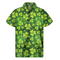 St. Patrick's Day Shamrock Pattern Cool Design - Aloha Hawaiian Shirts For Men & For Women Couples - St. Patrick's Day Gifts