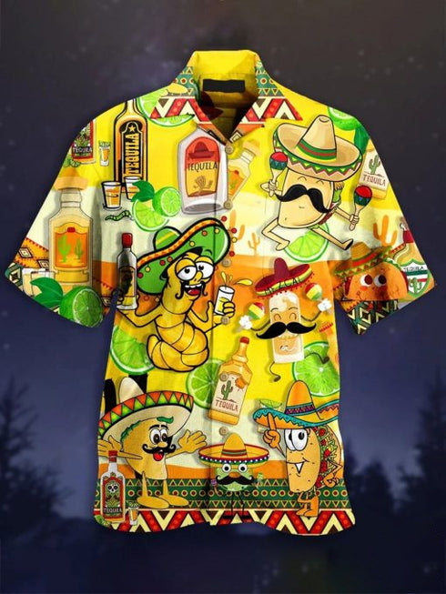 Tacos Tequila Aloha Hawaiian Shirts For Men & For Women Couples - HAW1485