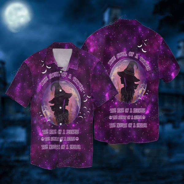 Halloween The Sound of A Witch - Aloha Hawaiian Shirts For Men & For Women Couples - HAW1467