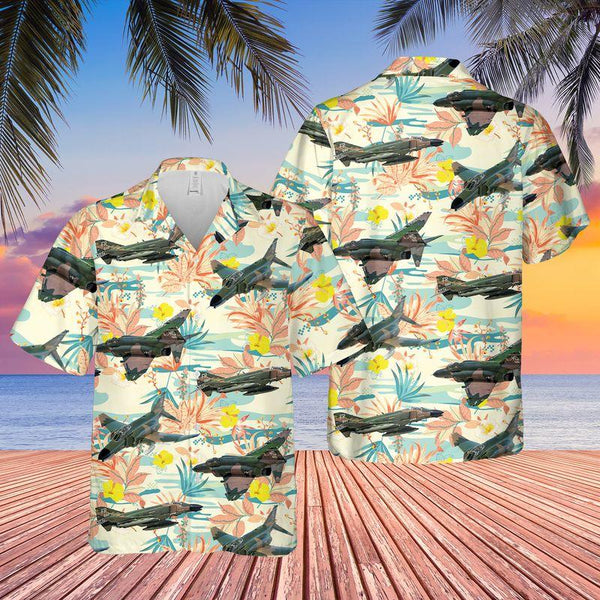 US Air Force McDonnell Douglas F-4 Phantom II Cool Design - Aloha Hawaiian Shirts For Men & For Women Couples - HAW1264