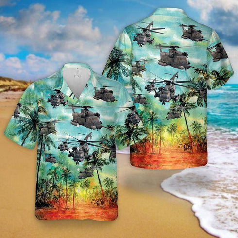 US Air Force Sikorsky Cool Design - Aloha Hawaiian Shirts For Men & For Women Couples - HAW1244