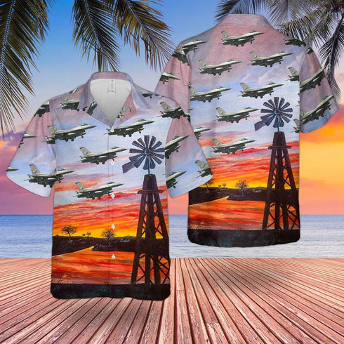 US Air National Guard General Dynamics Cool Design - Aloha Hawaiian Shirts For Men & For Women Couples - HAW1258