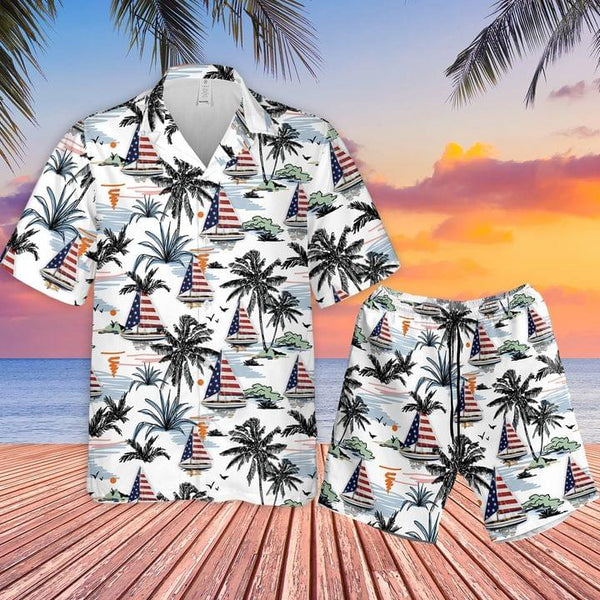 US Navy Pennsylvania Cool Design Hawaiian Shirt Set For Men - HS1005