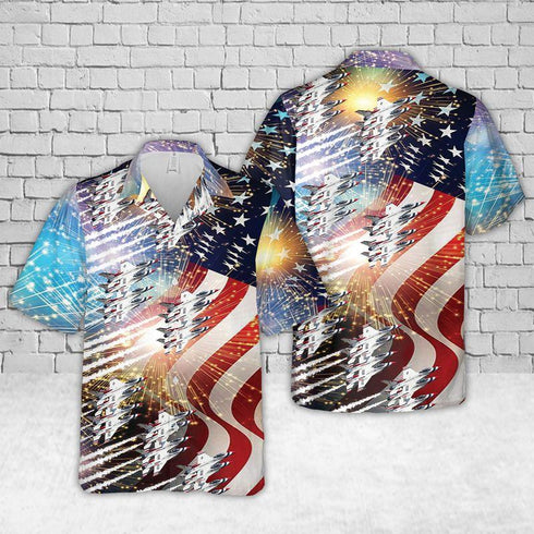 U.S. Air Force Thunderbirds Cool Design - Aloha Hawaiian Shirts For Men & For Women Couples - HAW1245