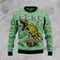Skateboard Dinosaur Funny Ugly Christmas Sweater For Men & Women Adult - Christmas Gifts